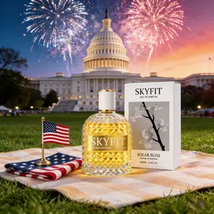 SKYFIT Solar Bliss 100ml EDT  | Long-Lasting Vibrant Fragrance, 5-Year Shelf Life – Club-Ready Party Essential, Irresistible Presence for Evening Gatherings，Party Must-Have Perfume, Captivating Aura for Nighttime Celebrations