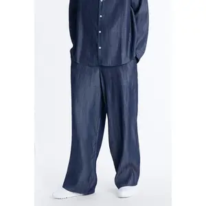 Wide Leg Mercer Gates Pant - Indigo