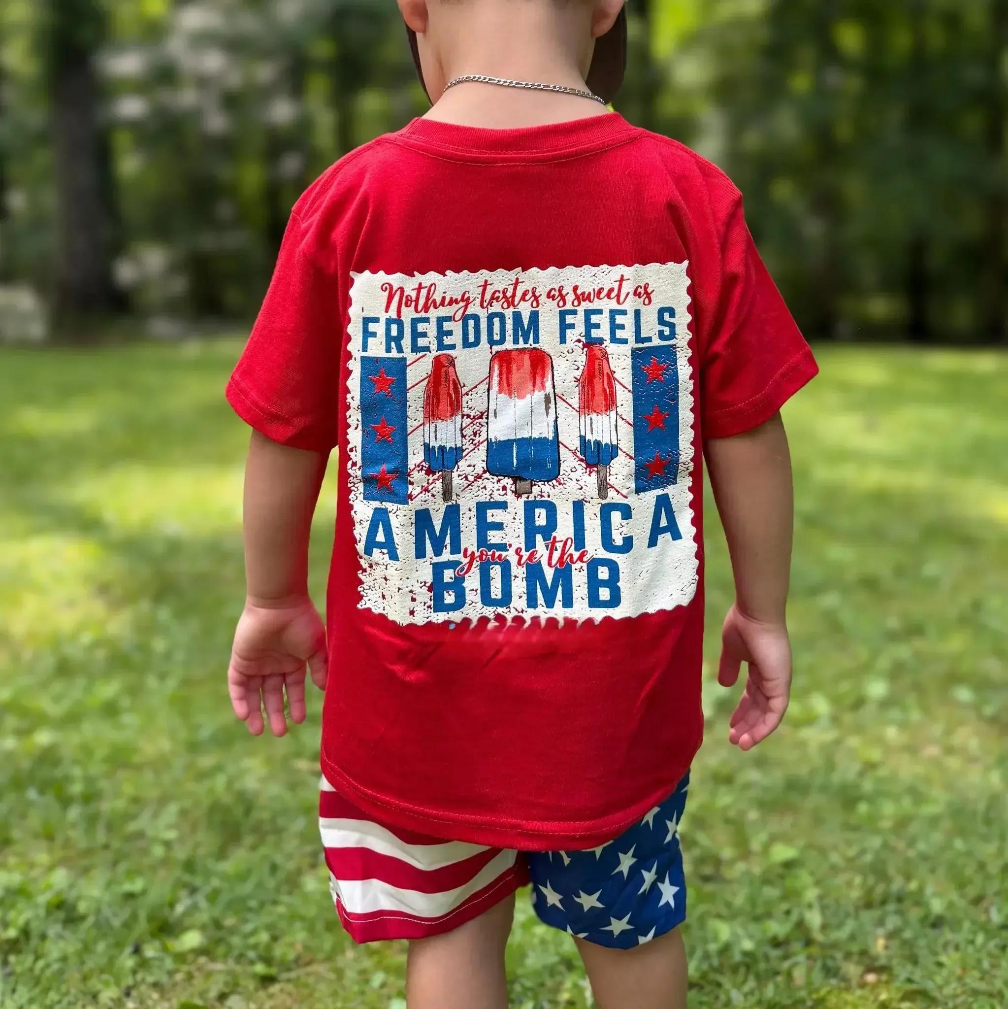 Youth and Adult America You’re The Bomb Boy’s Short Sleeve Shirt, Unisex Cotton Graphic Tee for Kids, Gift for Son and Daughter, USA-Made & Printed
