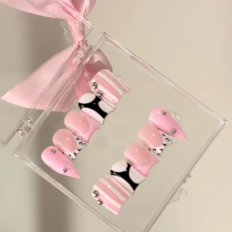 Trending Pink Press On Set | PressedByTheDoll