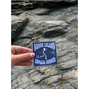 Rhode Island Emdless Summer Sticker