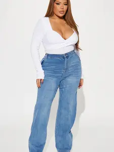 Margot Stretch Trouser Jeans - Medium Wash