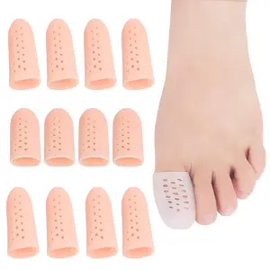 12pcs Toe Protection Set, Finger Covers, Toe Separator, Shoe Protector, Breathable Anti-Slip Shoes, Soft Comfort, Suitable for High Heels, Sports, Hiking, Daily Use