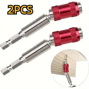 2pcs 1/4 Inch Hex Quick Change Drill Bit Holder Stand, Rotating Hex Shank Drill Base, Precision Industrial Repair Tool Accessories