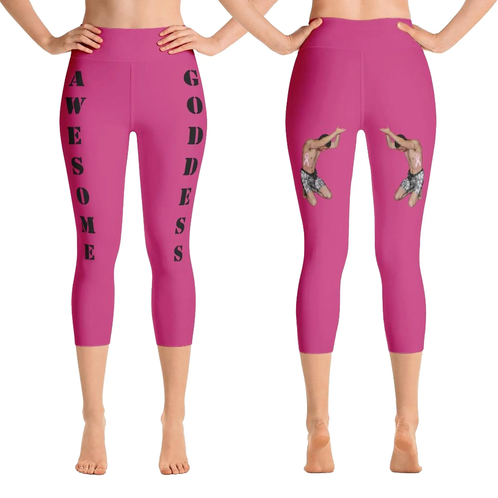 Magenta Dark Pink Viral Awesome Goddess Leggings: Unleash Your Inner Diva