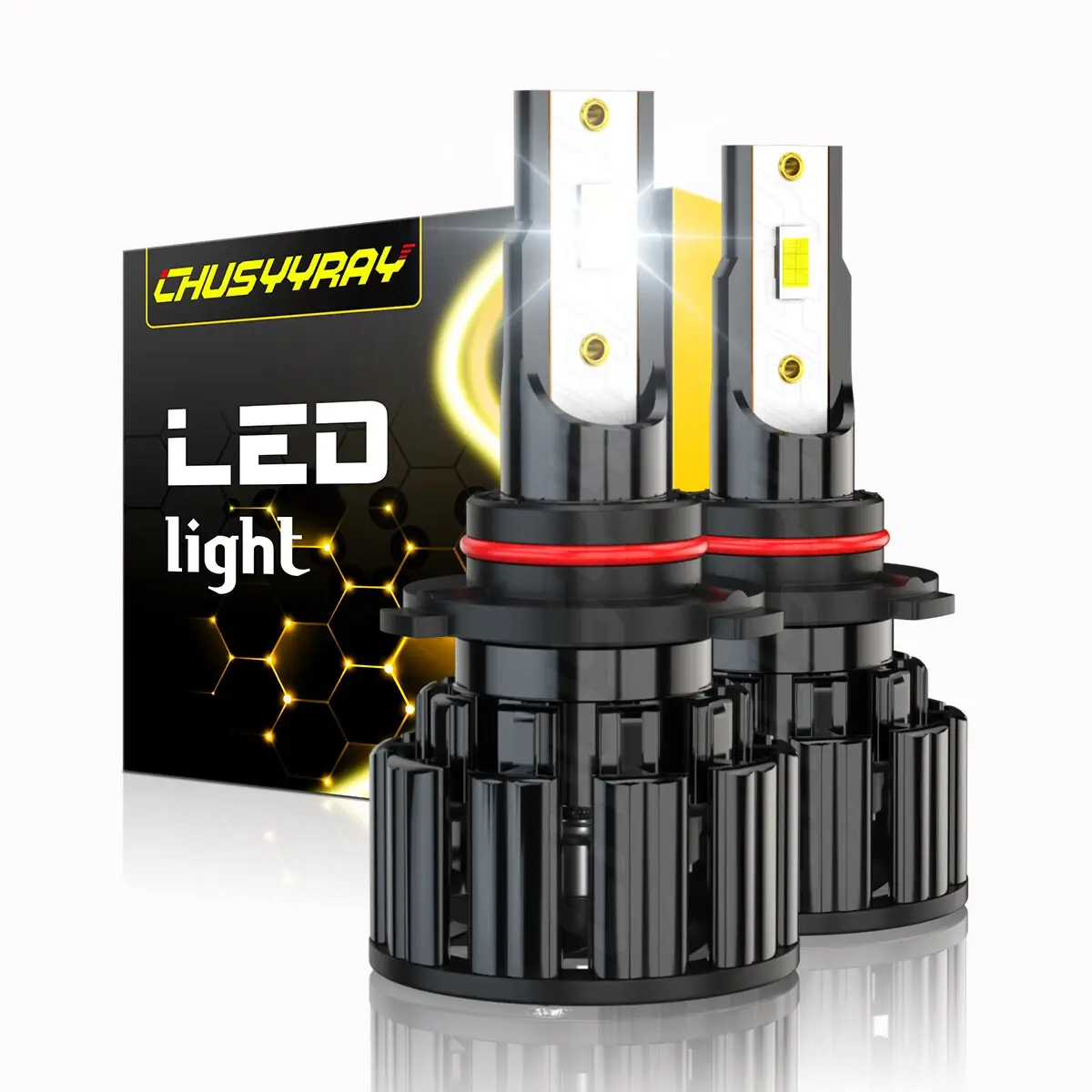For Toyota RAV4 2016 2017 2018 - 9012 HIR2 LED Headlight Bulbs White Hi-Lo Beam Led Headlamp Led Drls