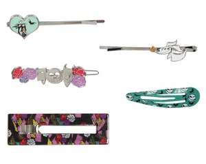 The Nightmare Before Christmas Hair Pins and Hair Clips For Women 5 Piece Set