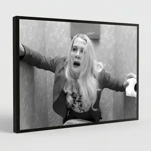 White Chicks Poster Funny Movie Bathroom Wall Art Vintage Black And White Humor Comedy Canvas Prints Art The Toilets Sign Picture Posters 90s Retro Film Room Modern Home Decor Unframed Painting Eco-Friendly Materials