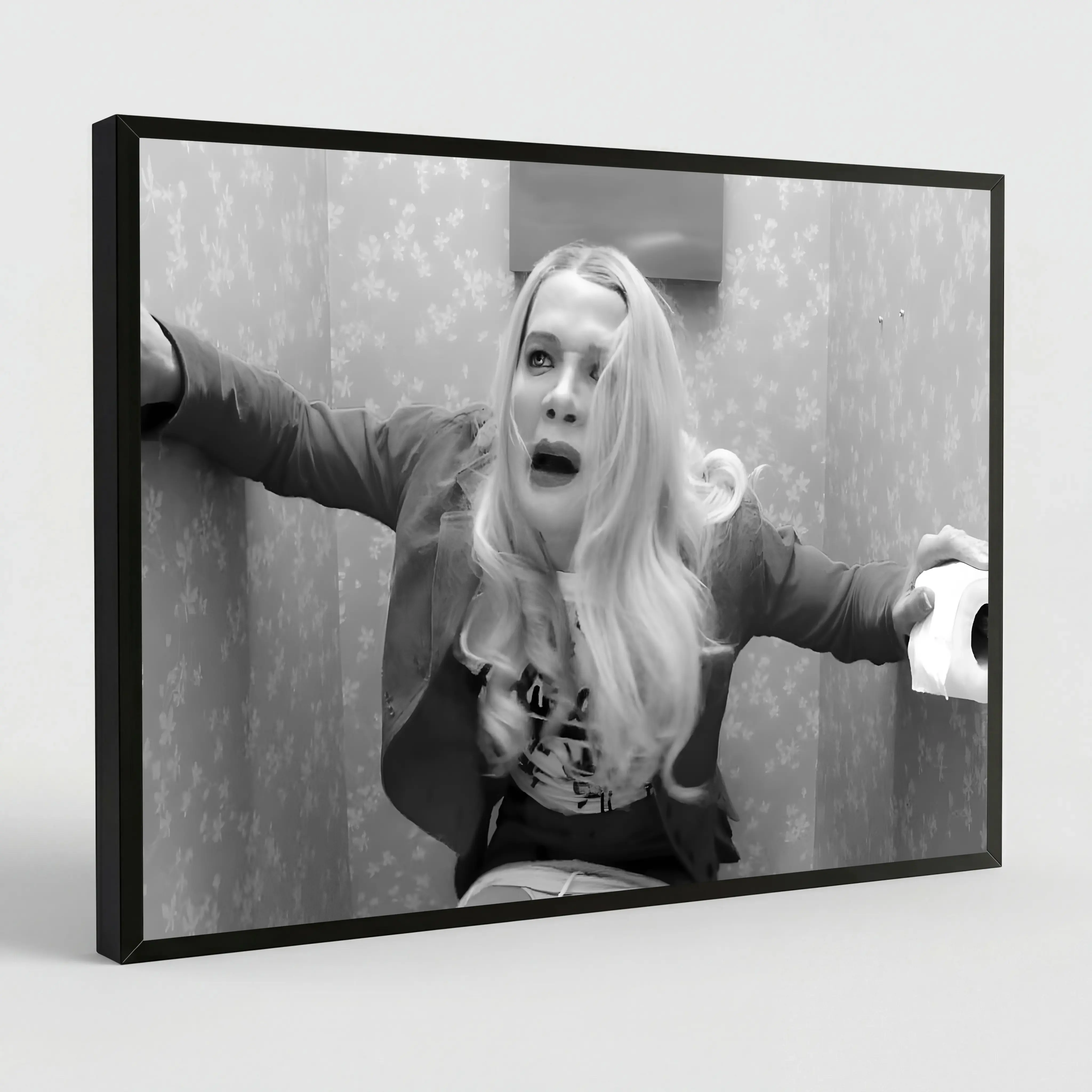 White Chicks Poster Funny Movie Bathroom Wall Art Vintage Black And White Humor Comedy Canvas Prints Art The Toilets Sign Picture Posters 90s Retro Film Room Modern Home Decor Unframed Painting Eco-Friendly Materials