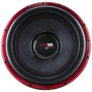 DS18 HOOL-X15.1DSPL HOOLIGAN X Black Frame High Excursion 15 Inch Subwoofer 4000 Watts RMS 4 Inch DVC 2-Ohm DS18