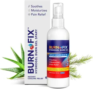 BurnFix Hydrogel Burn Spray 120ml – Instant Cooling Relief for 1st & 2nd Degree Burns, Sunburns & Scalds – Soothes, Moisturizes & Safe for All Ages