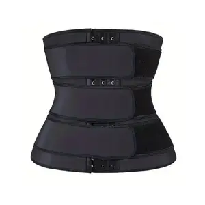 Women's Waist Trainer，Waist Trainer for Women Long Torso Sauna Fitness Double Belt with Zipper
