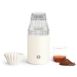 TIMEMORE Pour Over Coffee Maker Travel Tumbler, 2-In-1 Design Coffee Dripper, Double Vacuum Finish, Hot or Cold, also Suitable for Camping and Hiking.