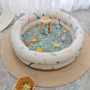 Home Inflatable Swimming Pool, Thickened Explosion-Proof Wear-Resistant, Foldable Easy Storage, Multi-Purpose for Parent-Child Water Play, Kids Bath & Ball Pit