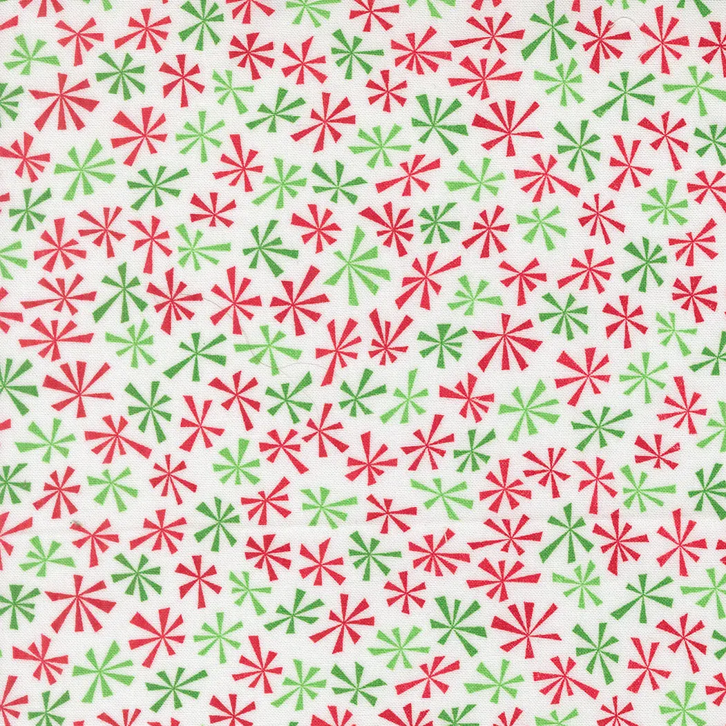 Fabric Moda Winter White Tinsel Snow Time by the Quarter Yard 22507-11