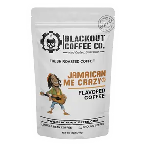 Jamaican Me Crazy Flavored Ground Coffee – Caramel, Vanilla & Coffee Liqueur Blend – Perfect for Flavor-Filled Mornings, Sweet Sips & Island Vibes Anytime