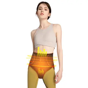 Abdominal Heating & Massage Shorts with 3 Adjustable Temperature Settings for Menstrual Relief & Uterine Warmth to Ease Back Pain & Cramps relaxing  gifts handy  massager Infrared Red Light Therapy Wrap Smart Waist Massager Vibration