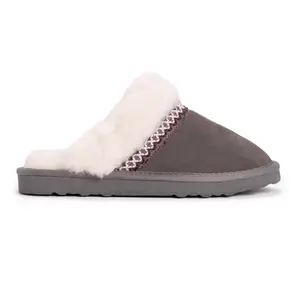 Muk Luks Women's Dawn Suede Scuff Slipper, Cozy Wool Footwear for Women's Shoe Collection