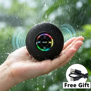 All-in-one party machine!  IPX4 Strong Waterproof Speaker – LED Light Show + Hands-Free Calling + USB Fast Charging. Safe for Shower, Strong for Pool, Portable for Camping. Grab yours! outdoorfun