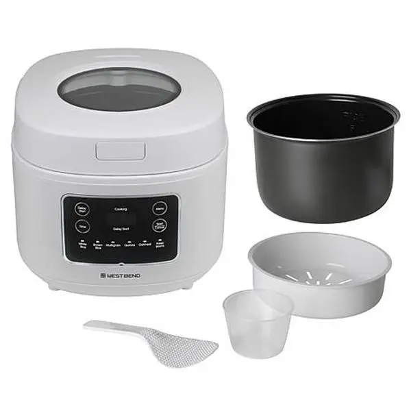 West Bend 12-Cup Multifunction Rice & Grain Cooker