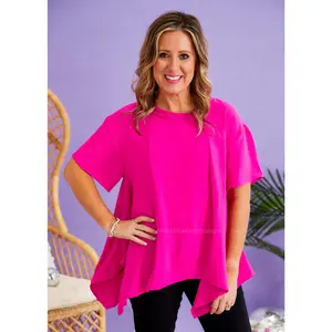 Devoted Darling Top - Fuchsia - FINAL SALE