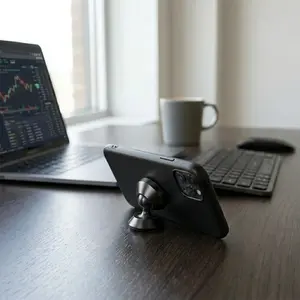 Multi-Functional Magnetic Mounting Bracket, Strong Magnet, Stable and Secure, Ideal for Office, Kitchen, Car, Workbench