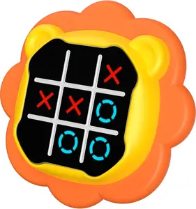 Electronic Tic Toe Bolt Game, 3-in-1 My toeTac Digital Tic Toe Game, Travel Board Fidgets Games for Kids 4 8 12, Brain Memory Games for Kids, Birthday Toy for Girl Boy