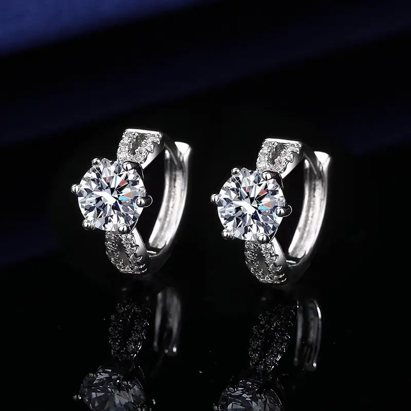 ED48 Six Claw Earrings [1 Carat]