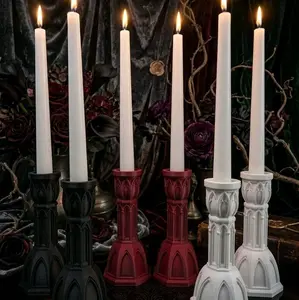 ​The Archangel Gothic Cathedral Taper Holder