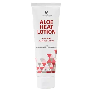 Forever Aloe Heat Lotion - Soothing Massage Lotion with Aloe Eucalyptus & Menthol for Relaxation & Nourishment 4 fl oz Vegetarian & Vegan Friendly