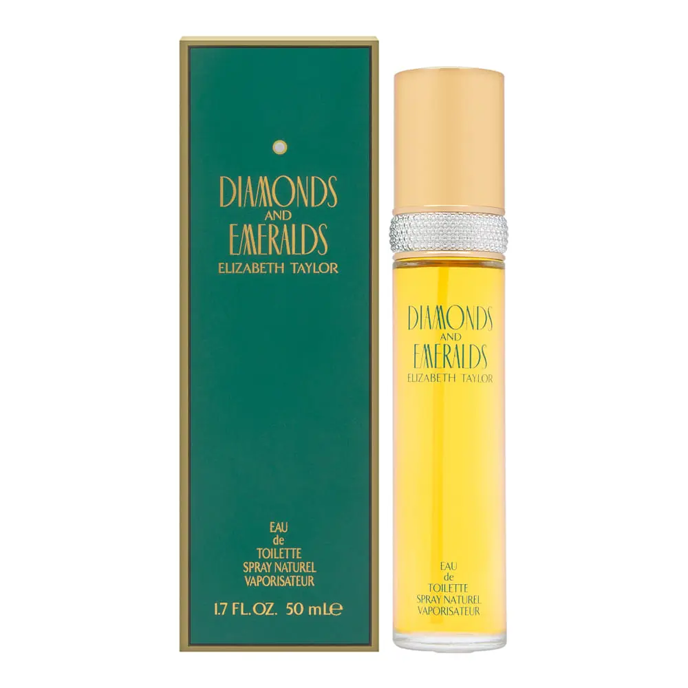 Diamonds & Emeralds Fine Fragrance by Elizabeth Taylor for Women, 1.7 fl oz Rich Floral Eau de Toilette Spray, Single Item Fragrances