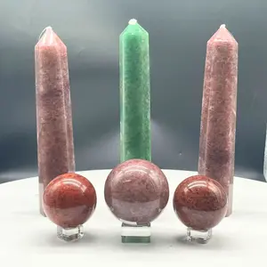 [Livestream] All Strawberry and Green Strawberry Quartz Crystals - Options in the Variations | Crescent Cast