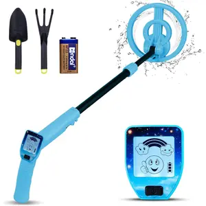 Detector for Kids, Geographic Kit 26.3"-36.6" Kids Detector with Funny LCD Display & 6.5" Waterproof Search Coil, Lightweight Gold Detector, Gift for Kids