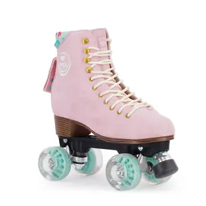 BTFL Ava Pro Classic Retro Artistic Roller Skates - Soft Genuine Leather Upper, 80A Durable Outdoor Wheels, Adjustable Toe Stop, Quad Roller Skates for Outdoor & Indoor Skating