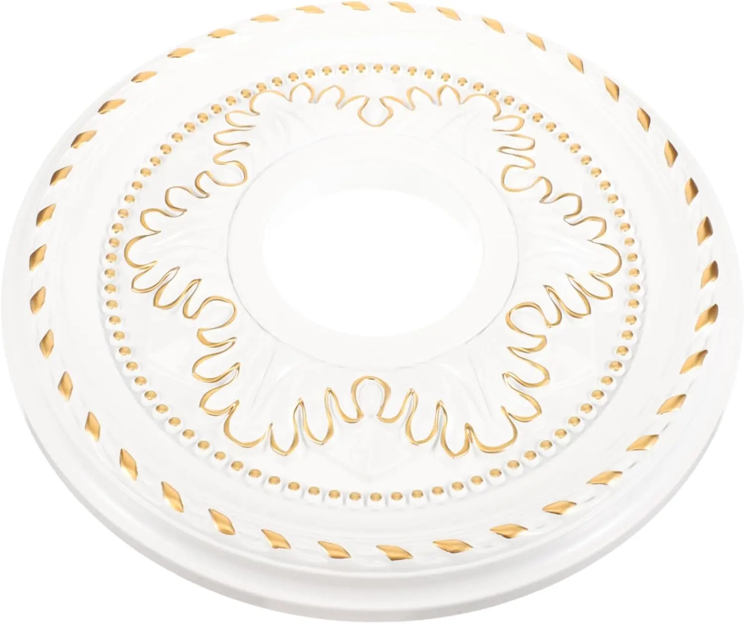 Retro Lamp Panel Decoration Medallion for Light Fixtures Ceiling Rosette Medallion Vintage Chandelier Accessory