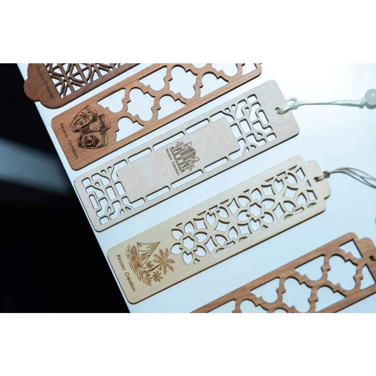 Laser Engraved Wooden Bookmark – Handmade Gift for Book Lovers