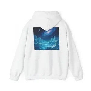 Galactic Dreamscape Hoodie, Unisex Sweatshirt, Cozy Space Apparel, Astronaut Gift, Starry Nights, Cool Casual Wear