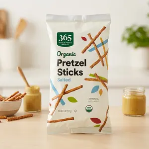 Organic Mini Pretzel Sticks, 8 OZ