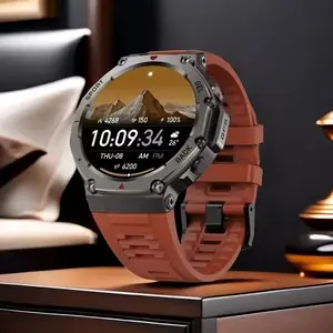 New T-Rex 3 GPS Smart Watch IP69K Waterproof Built-in Compass Military Sports Smartwatch Men Women Amled 2025 New For Xiaomi IOS samsung  galaxy  watch  8 tech  watch Wearable Smartphone Black