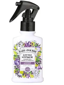 Baby-Pourri Little Stinker Diaper Pail Odor Freshener Spray, 3.4 Fl Oz - Lavender, Bergamot, Eucalyptus and Vanilla Bottle Fragrance Scent Aroma