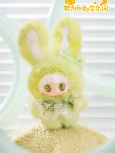 B16-Soft Fufu Rabbit Treasure Park Series Plush Blind Box