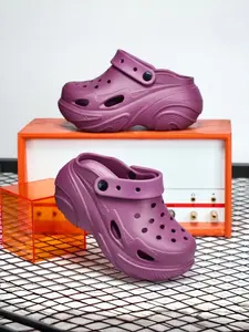 1 Pair Women's Platform Clogs | Chunky Sole | Quick-Drying | Adjustable Strap | Breathable | Non-slip | Ideal for Street Style, Daily Commute, Home Wear, Sports, Platform Slippers