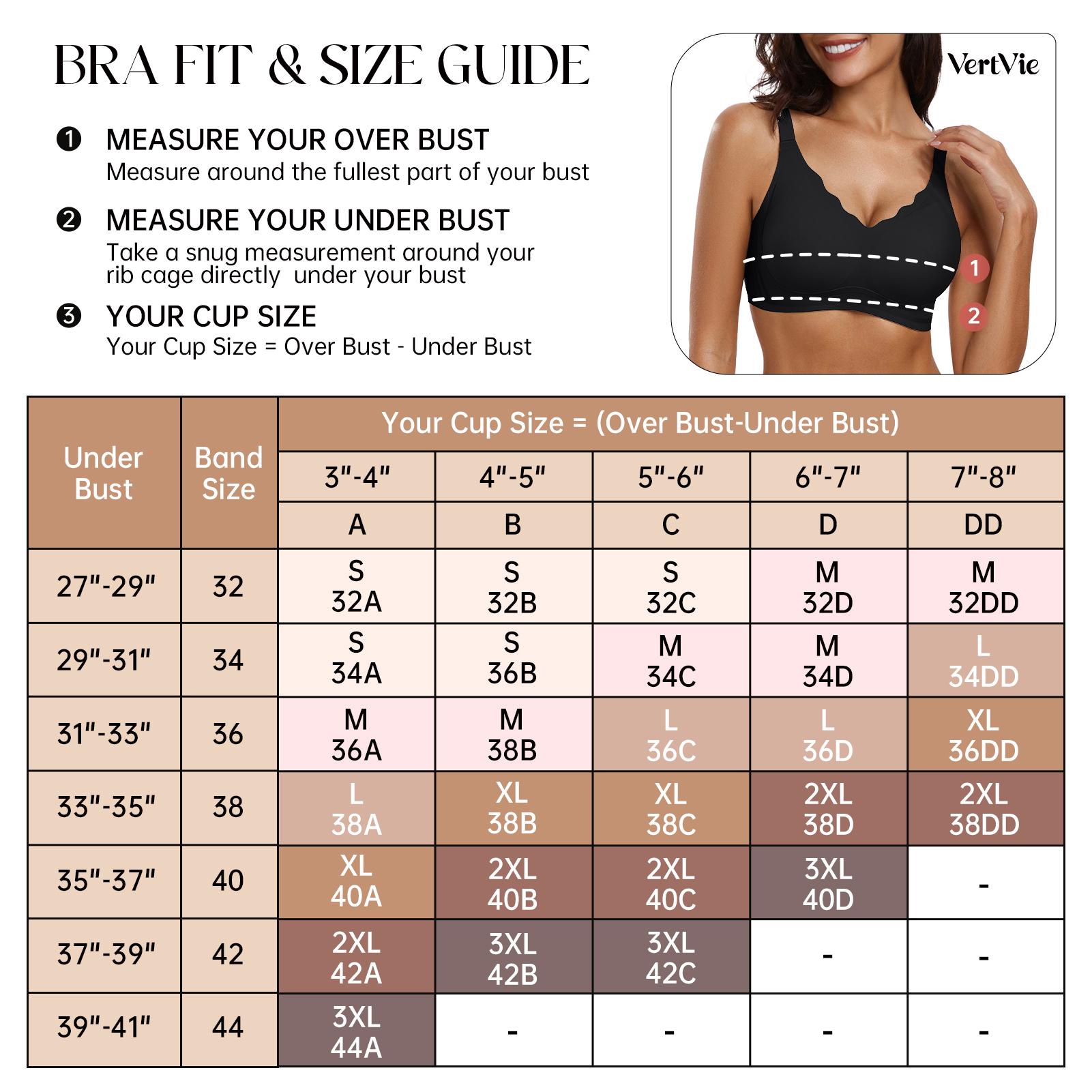 Vertvie Jelly Bra Womens Seamless Lift Wave Wireless Bras Push Up No Underwire Full Coverage Bralettes Comfort Supportive Sports T-Shirt Bra