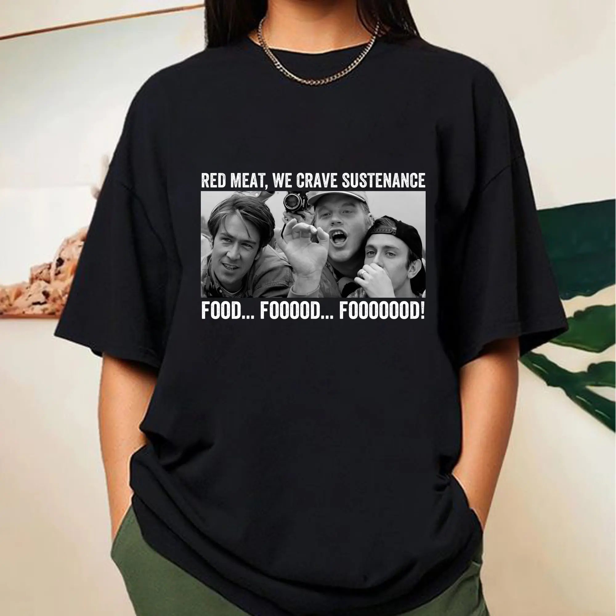 We Crave Sustenance Food... FooooD VS2 Twister Movie Shirt, Vintage Men Unisex T shirt, Funny Gift T-shirt