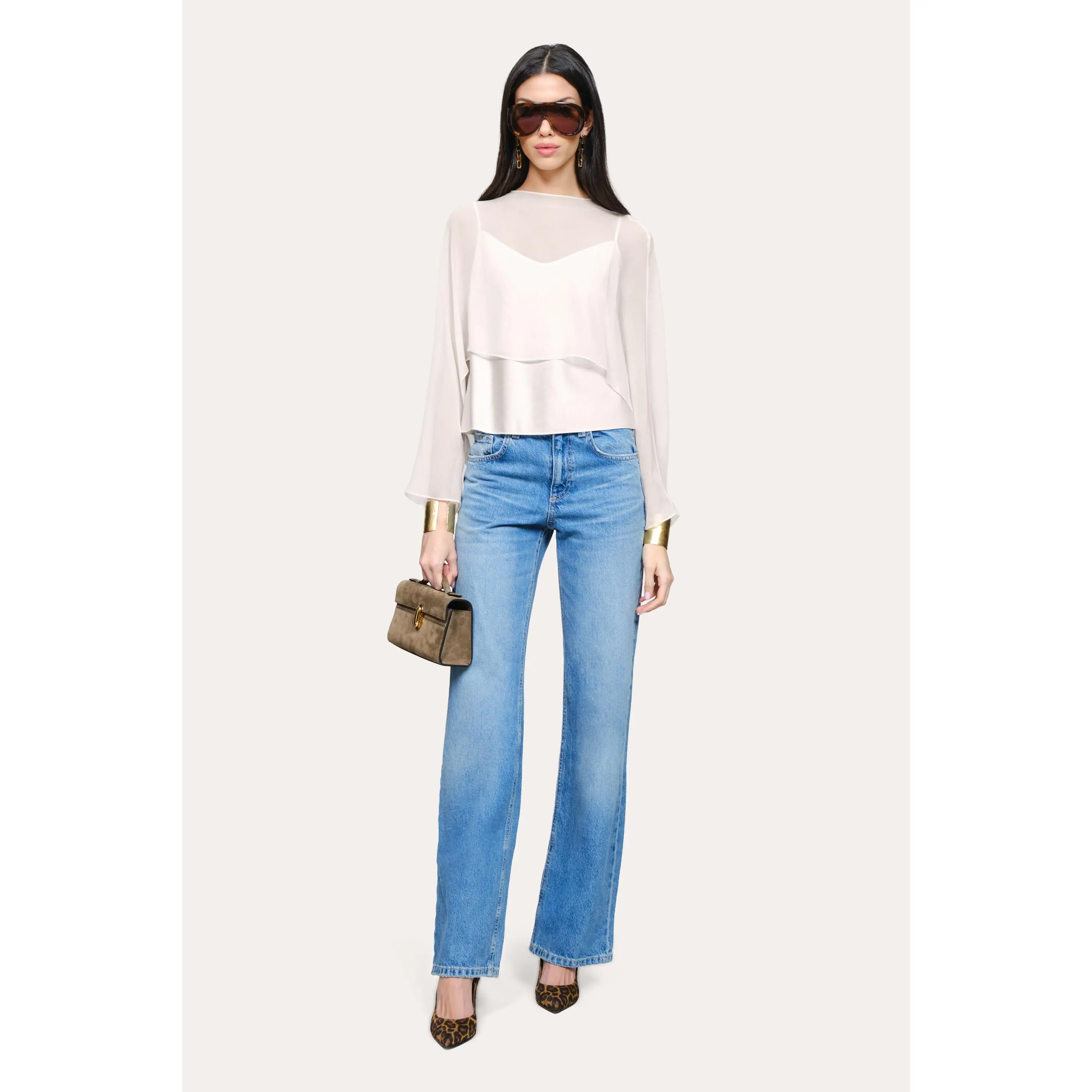 Sienna Silk Overlay Blouse Sienna Silk Overlay Blouse