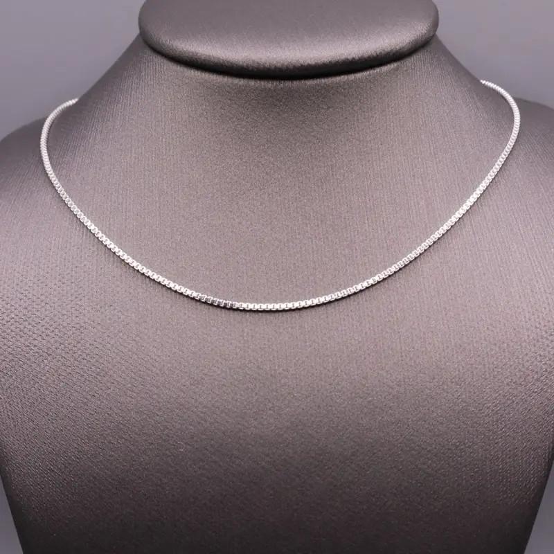 Sterling Silver Necklace - Box Style