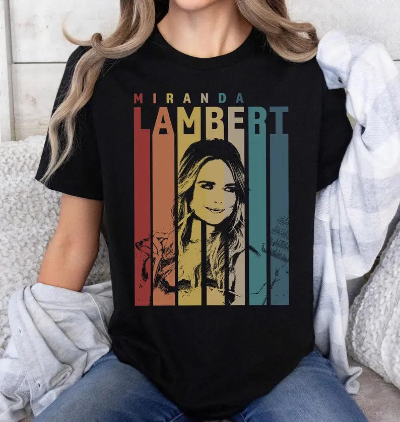 Miranda Lambert Vintage T-Shirt, Miranda Lambert Shirt, Music Retro Shirt Gift for Men and Women