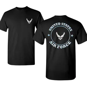 United States Air Force Shirt – USAF Circle Logo T Shirt, Military Patriotic Tee, Air Force Graphic Shirt, Soft Cotton Casual T Shirt