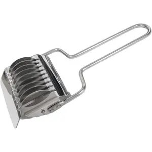 Pasta Noodle Cutter Stainless Steel Pasta Spaghetti Maker Noodle Lattice Roller Dough Cutter Masher Kitchen Tool