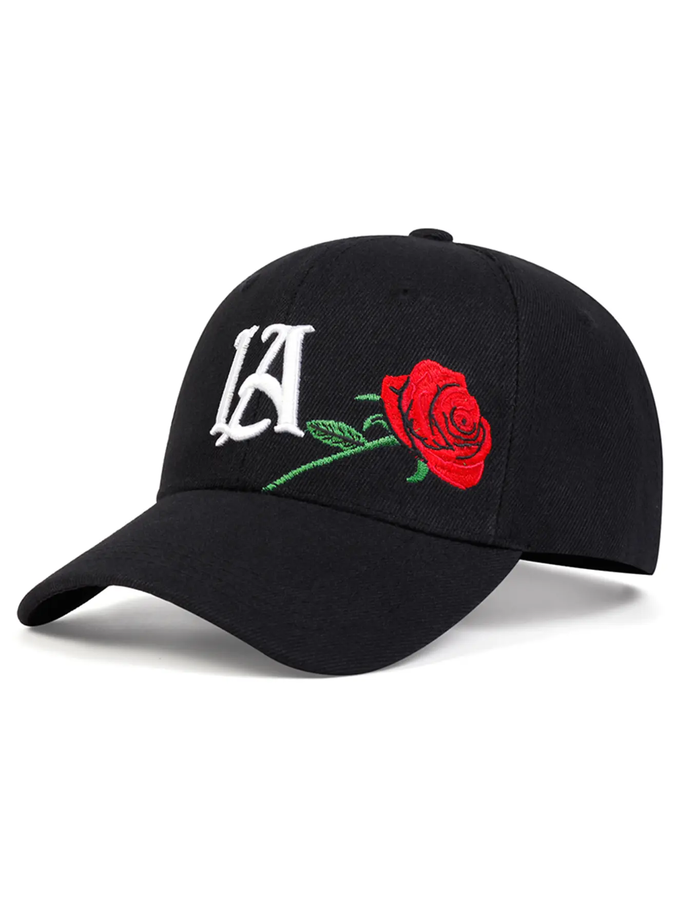Unisex La Rose Baseball Cap Graphic Hat, Adjustable Outdoor Sun Protection Hat, Fashion Hats, Casual Fitted Design for Spring & Fall Travel Beach Vacation